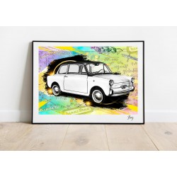 OPERA D'ARTE BAKY OO7 JAMES BOND 60 X 50 CM