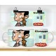 TAZZA MUG MR BEAN CARTOON CON NOME PERSONALIZZATO