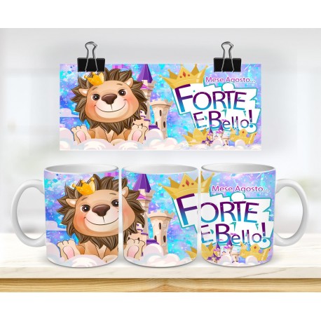 TAZZA MUG ANIMALI LEONE MESE LUGLIO