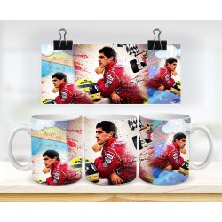 TAZZA MUG ARTIST BAKY AYRTON SENNA