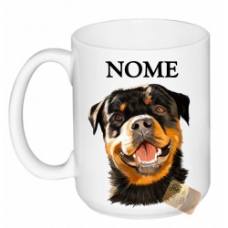 TAZZA MUG ROTTWAILER + NOME PERSONALIZZATO