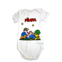 T-SHIRT BEBE' 24 mesi  COTONE  MANICA CORTA LA PIMPA