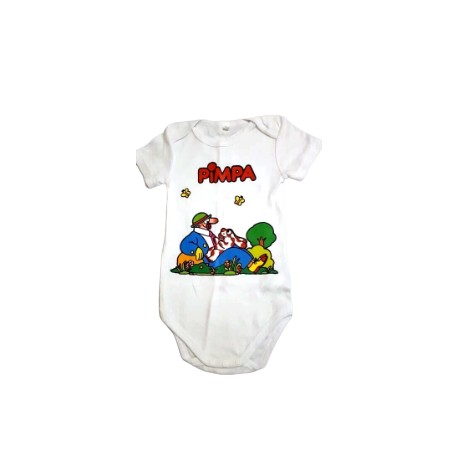 T-SHIRT BEBE' 24 mesi COTONE  MANICA CORTA PIMPA 