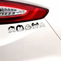 FAMIGLIA STICKERS AUTO