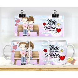 TAZZA MUG SAN VALENTINO CON FRASE IN SPAGNOLO